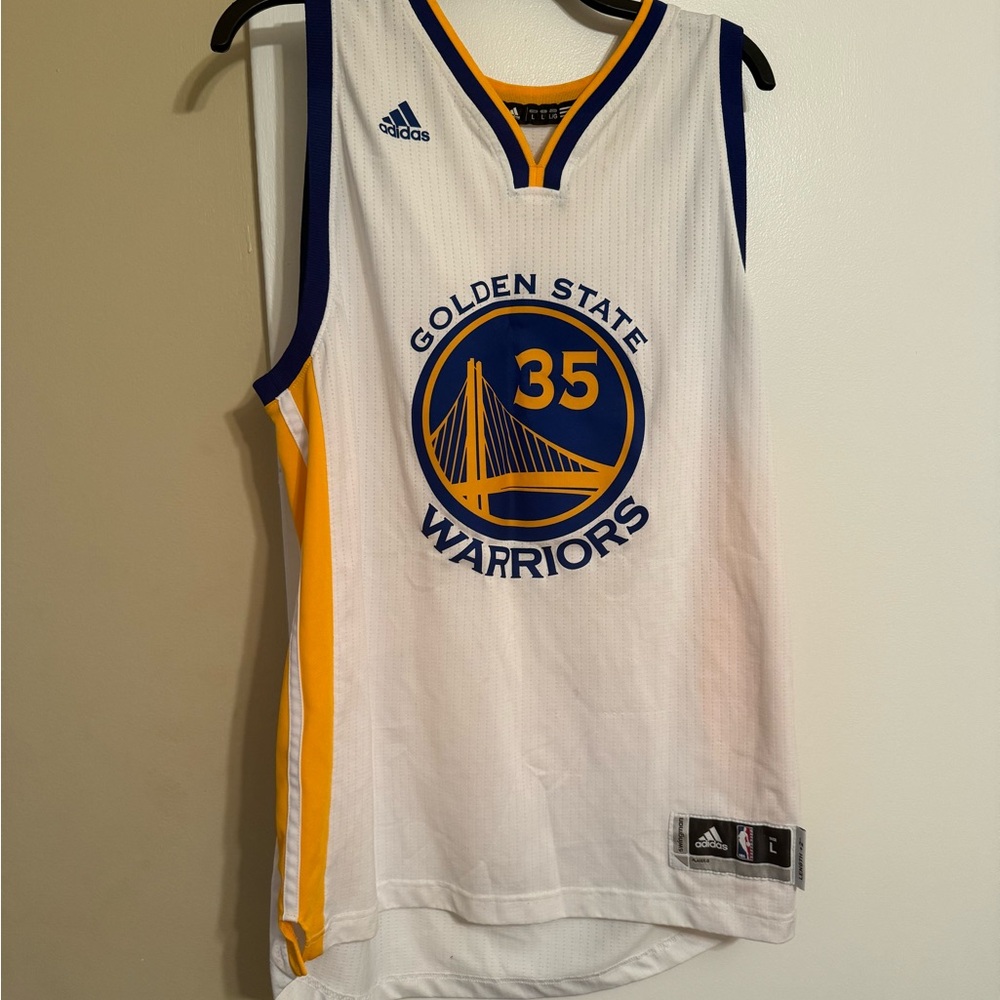 Adidas Kevin Durant #35 Golden State Warriors Swingman Jersey Men’s XL